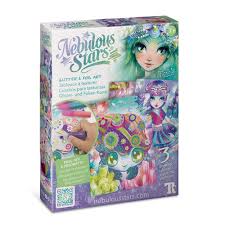 Nebulous Stars  Glitter and Foil Art