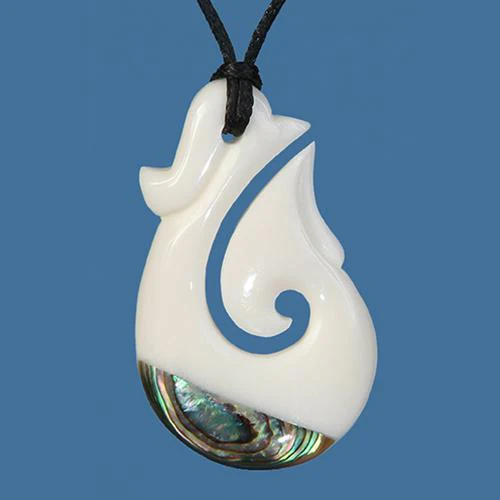 BC029 - Bone Fish Hook Pendant
