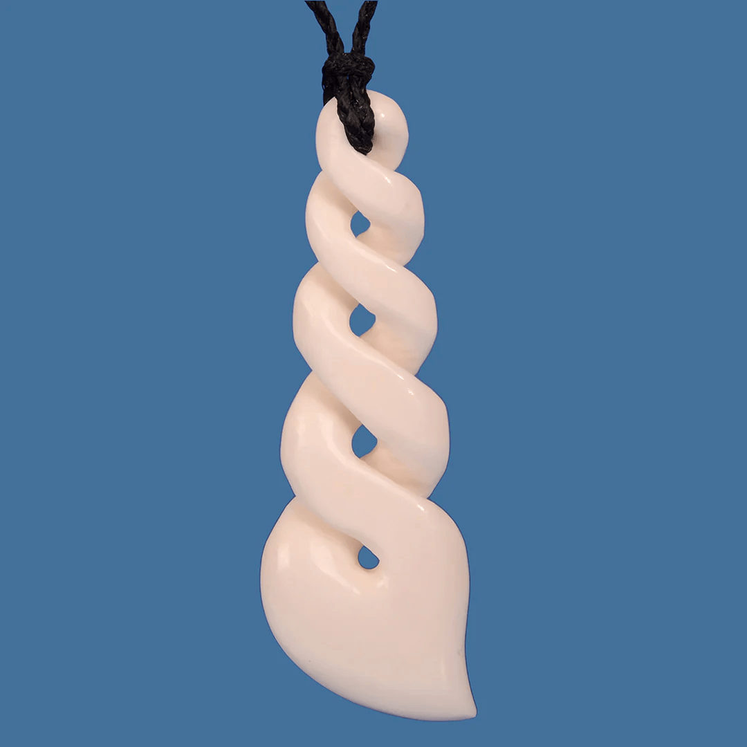BPL001- Bone Quad Twist Pendant