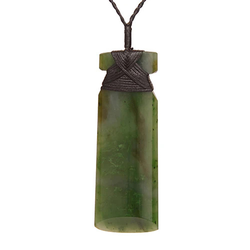 GC029- Greenstone Bound Toki Pendant