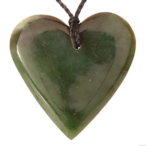 GC063- Greenstone Heart Pendant