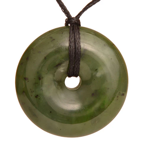 JP015- Jade Donut Pendant
