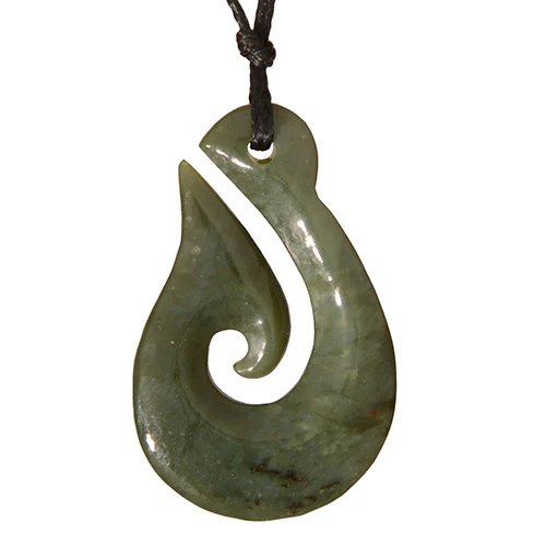 JP132- Jade Hook Pendant