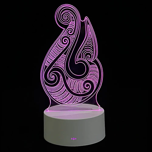 Fish hook night light