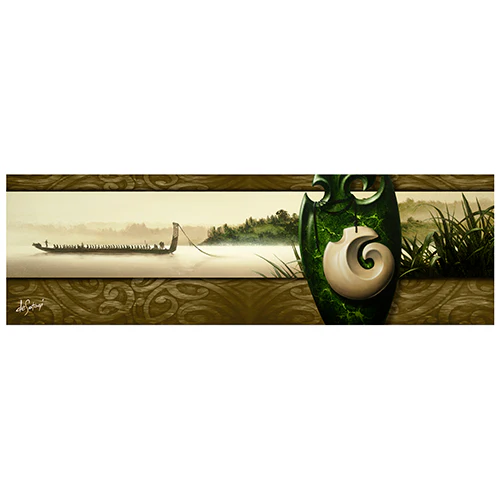 GAD007- Glass Art Print Mists at Dawn