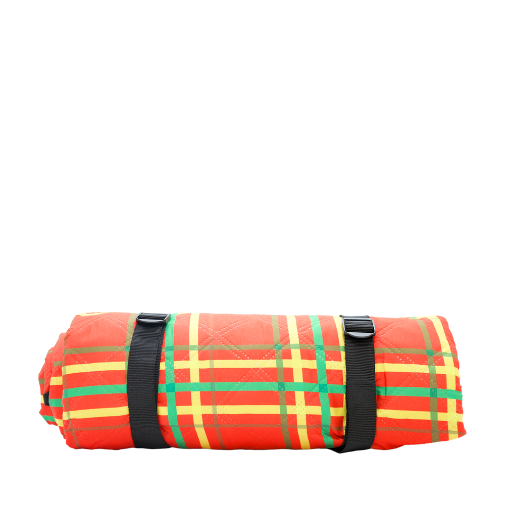 Orange beach blanket