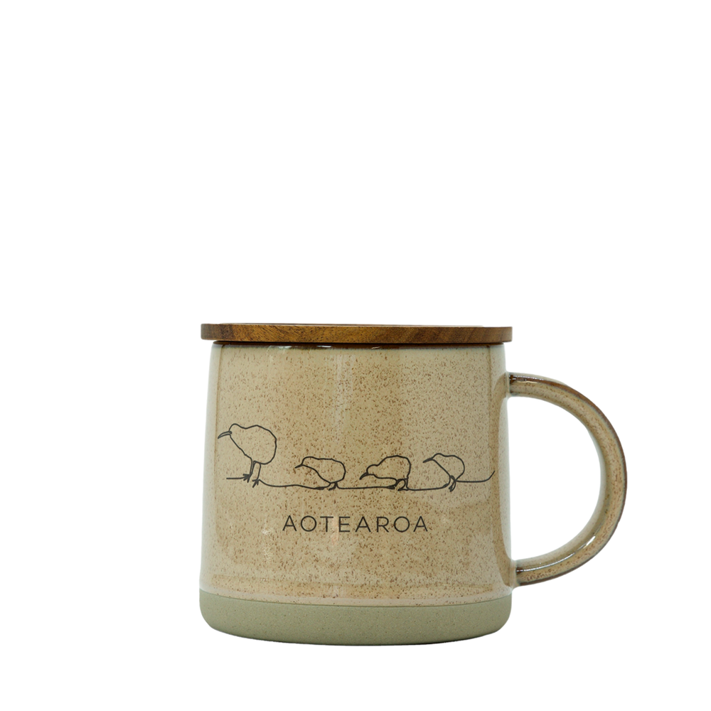 Ceramic Mug - Aotearoa Brown