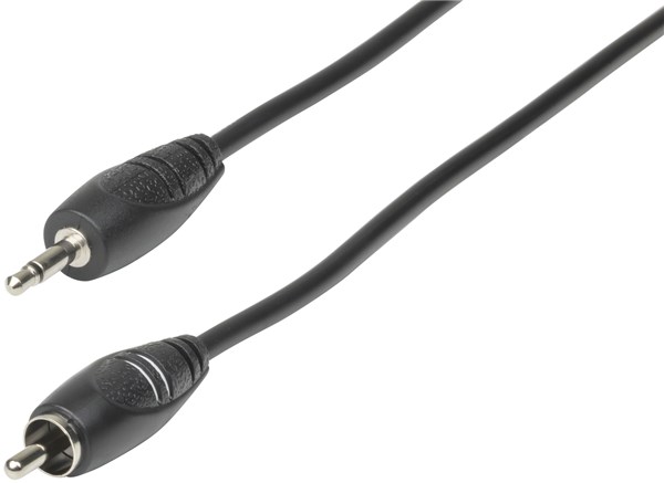 LEAD AUDIO PLG RCA - PLG 3.5MM MONO 1.5M