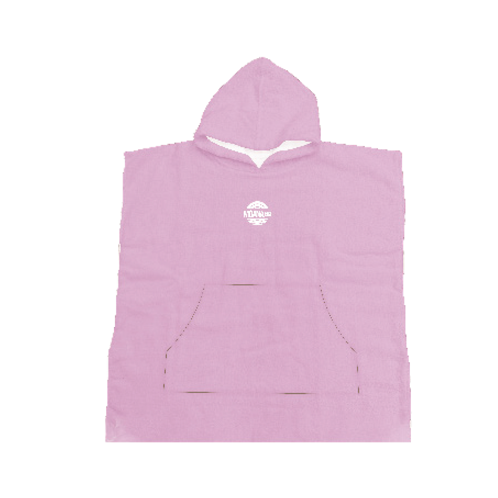Towel Hoodie Pink Microfiber