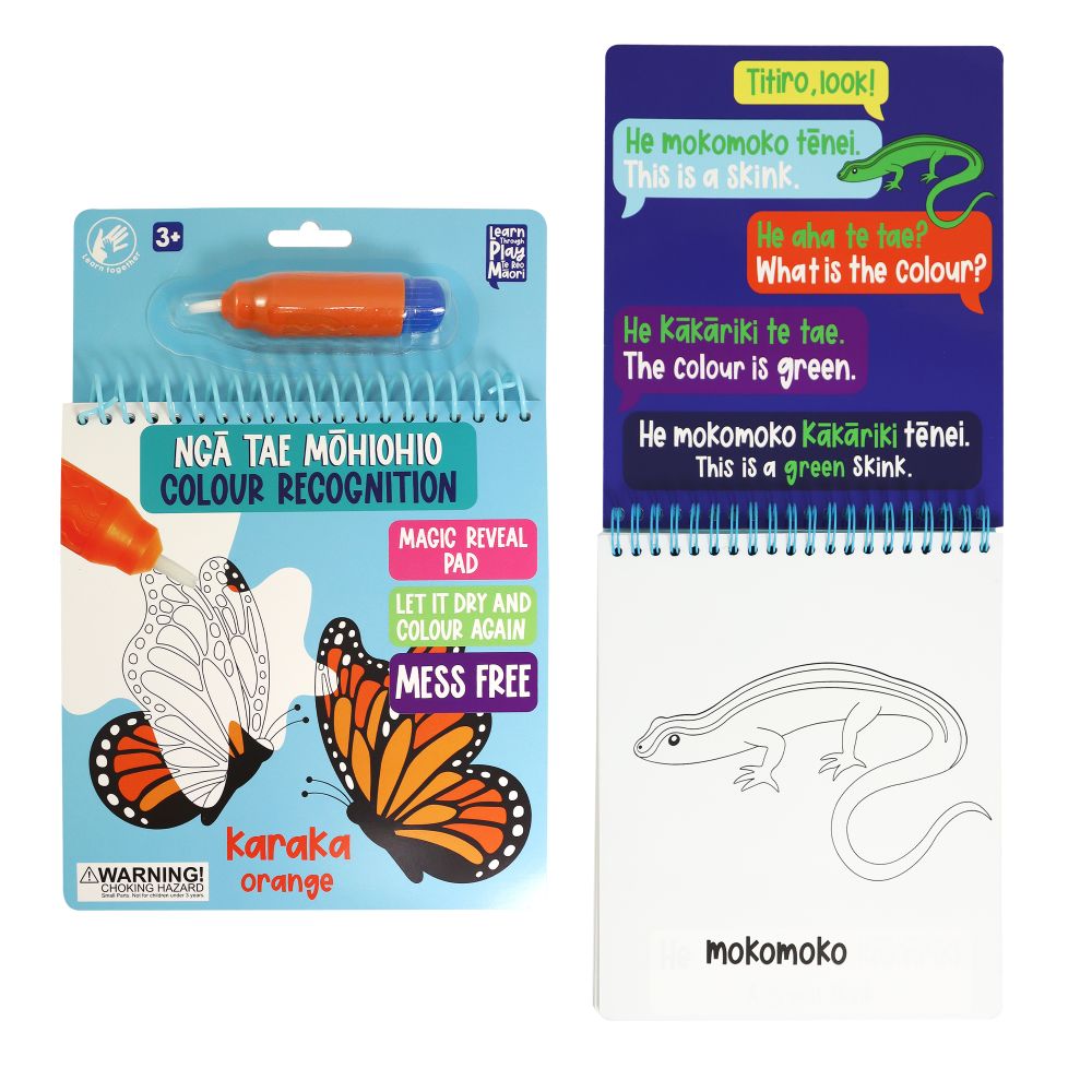 Te Reo Colour Recognition Magic Reveal Pad