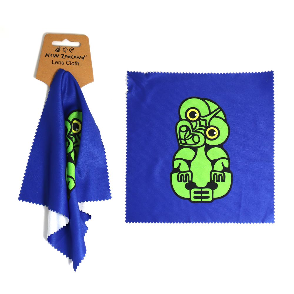 Microfibre Lens Cloth- NZ Tiki, 16cm
