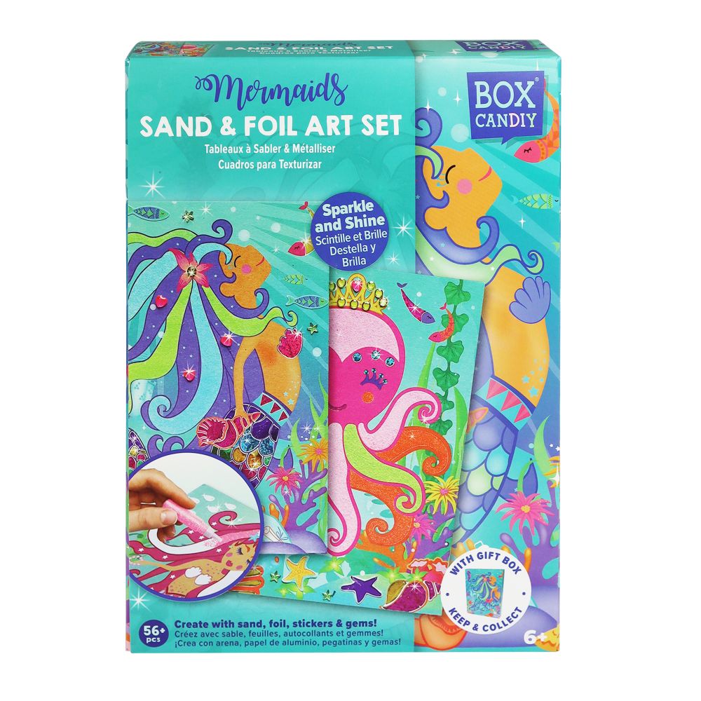 Totally Mermaids Sand & Foil Art Set