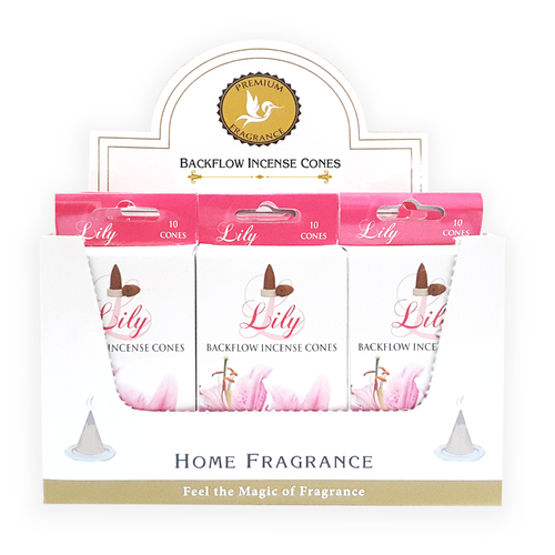 Incense Backflow Cones Lily 10pc