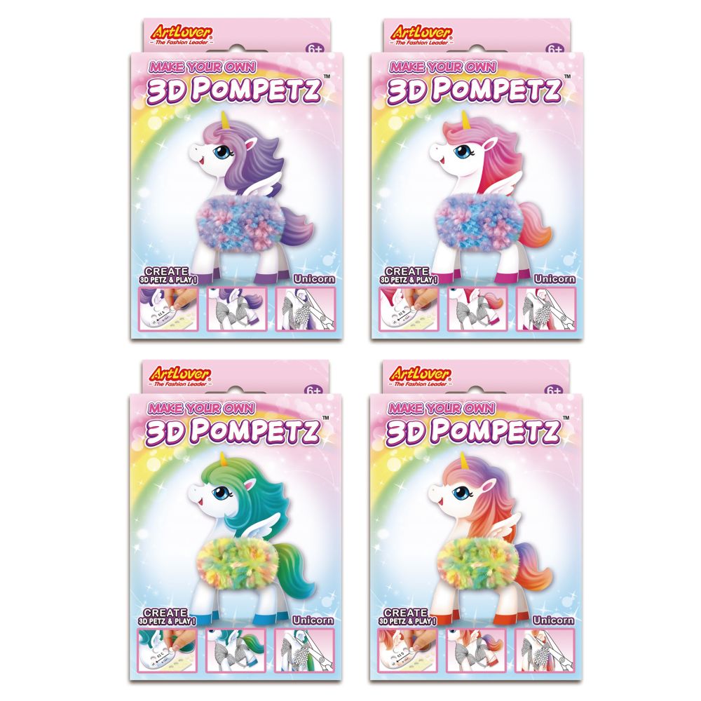 3D Pompetz Unicorn