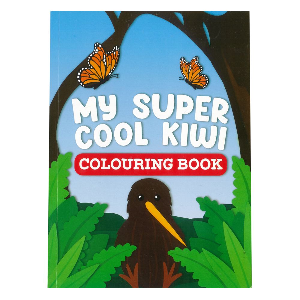 Colouring Book The Kiwi 80pg 200x277mm