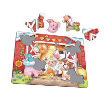 Larsen Cute Animals in the Barn Puzzle