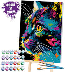 Cat Paint by Numbers