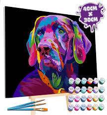 Dog Paint by Numbers