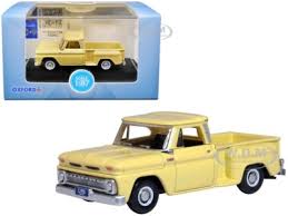 Oxford 1:87 Chevrolet Stepside Pick Up 1965 Yellow