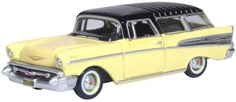 Oxford 1:87 Chevrolet Nomad 1957 Colonial Cream/Onyx Black