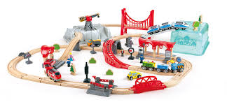 Hape City Train Bucket Set