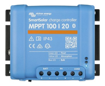 Victron SmartSolar Charge Controllers MPPT 100/20 - 12/24/48V 20A with load output and Bluetooth
