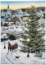 Cobble Hill  Village Tree, 1000pc, Compact