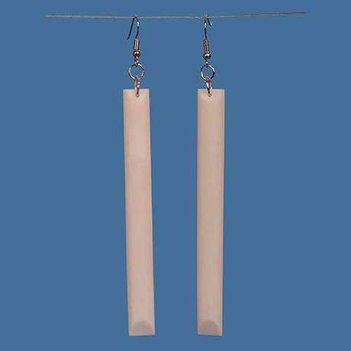 Bone Adze Style Earrings- Large. BE026L
