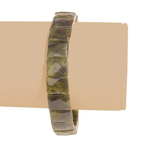 Jade Faceted Bracelet 12mm- JEB003