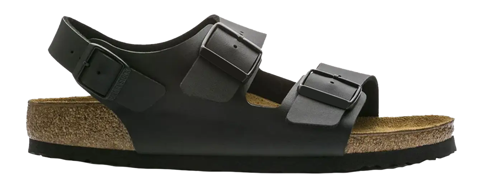 Hikoi Sandals - Black w/ Back Strap - Size 42