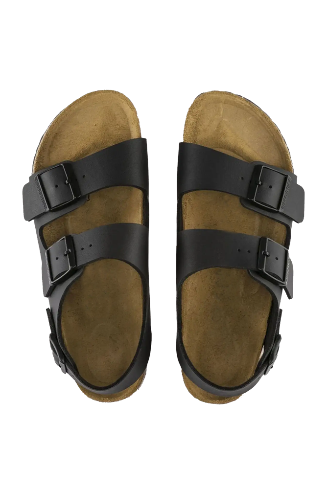 Hikoi Sandals - Black w/ Back Strap - Size 47