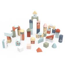 Building Blocks with Shape Sorter (50pc)   - Speedy Monkey