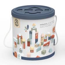 Building Blocks with Shape Sorter (50pc)   - Speedy Monkey