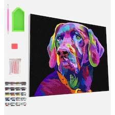 Dog Diamond Art