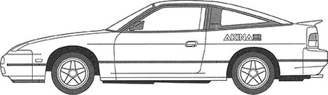 Fujimi 1/24 Nissan 180SX Kenji (RPS13) ISD-007