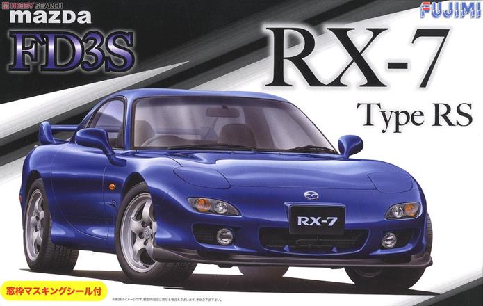 Fujimi 1/24 Mazda FD3S RX-7 Type RS w/Window Frame Masking Seal ID-36