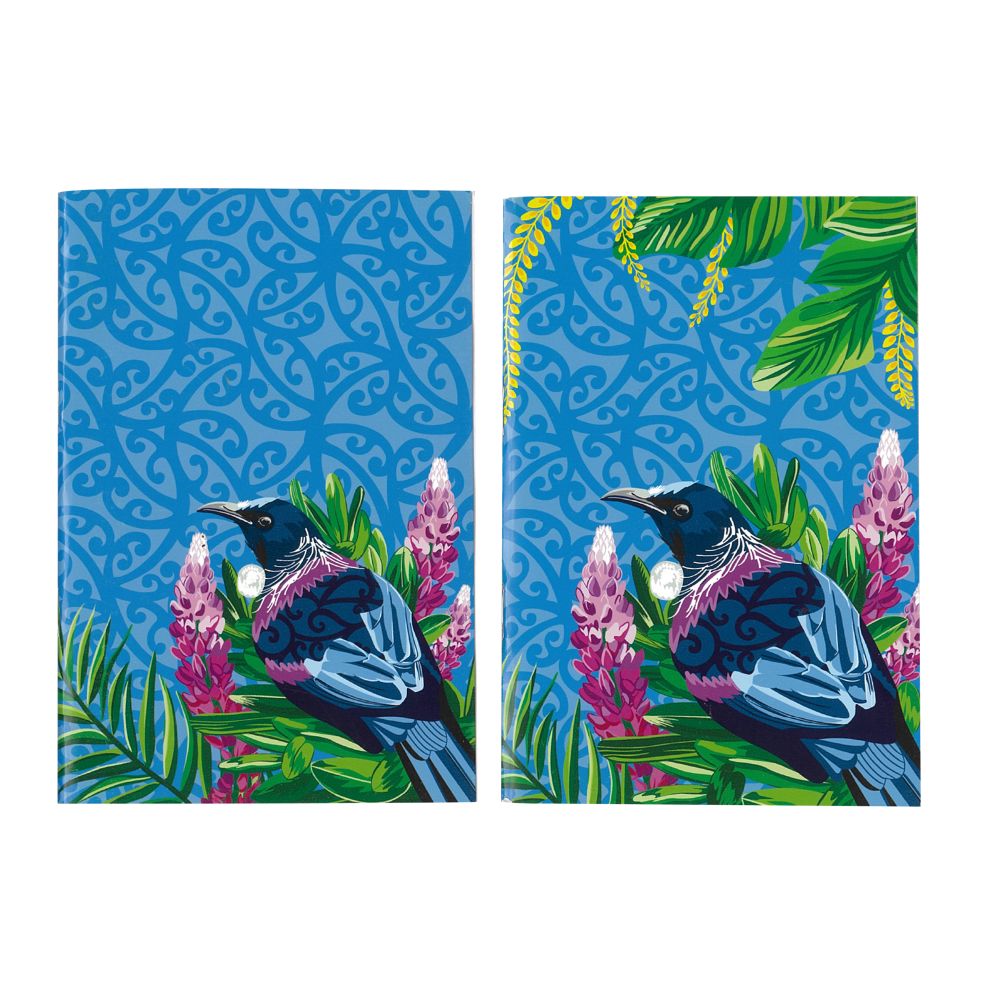 Notebook NZ Tui 2pc 64pg 14.8x10cm