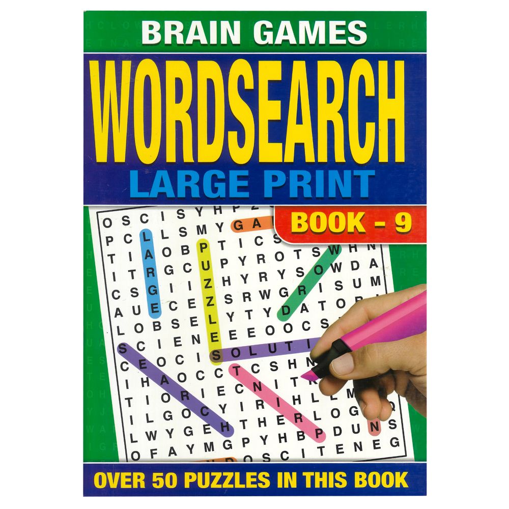 Word Search Book Lg Print 64pg