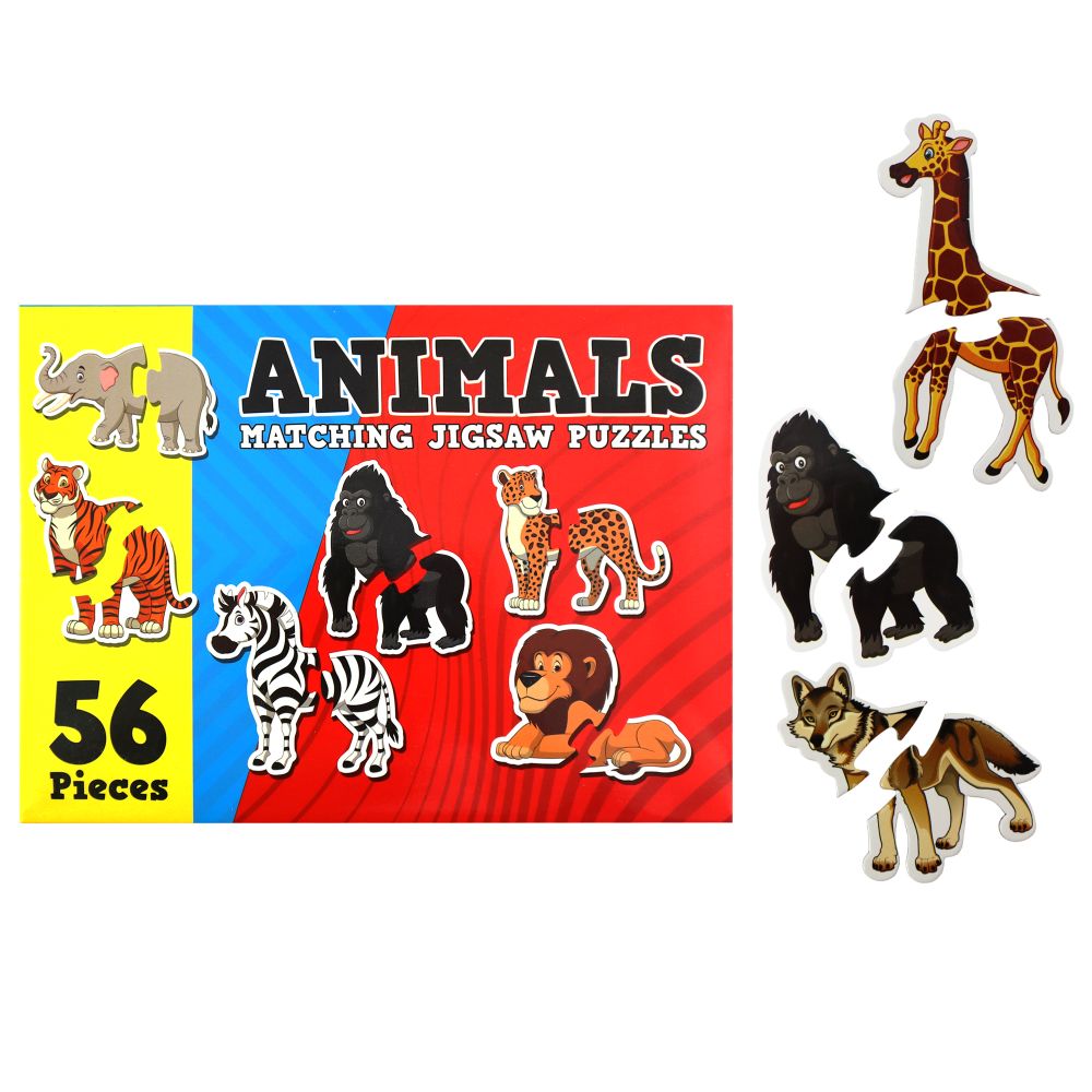 Matching Puzzle Animals 56pc 46×32