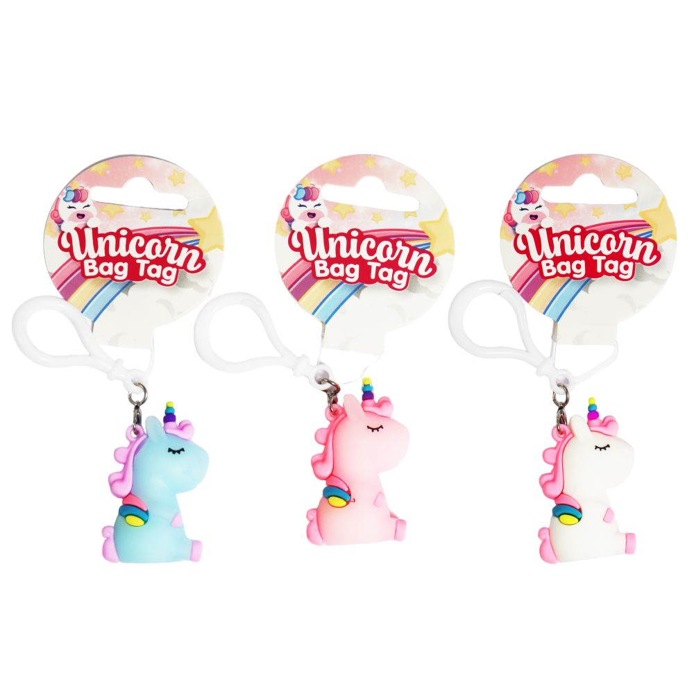 Unicorn Bag Tag 5.5cm