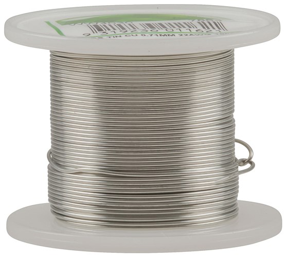 WIRE TIN CU 0.71MM 22AWG 100G