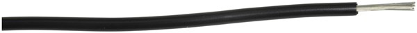 CABLE HU RND 24X0.2MM H/D BLK - PER METRE