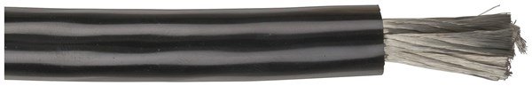 CABLE PWR RND OFC 2G BLK - PER METRE