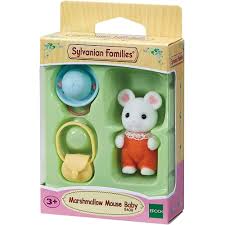 Sylvanian Family 5408 - Marshmallow Mouse Baby