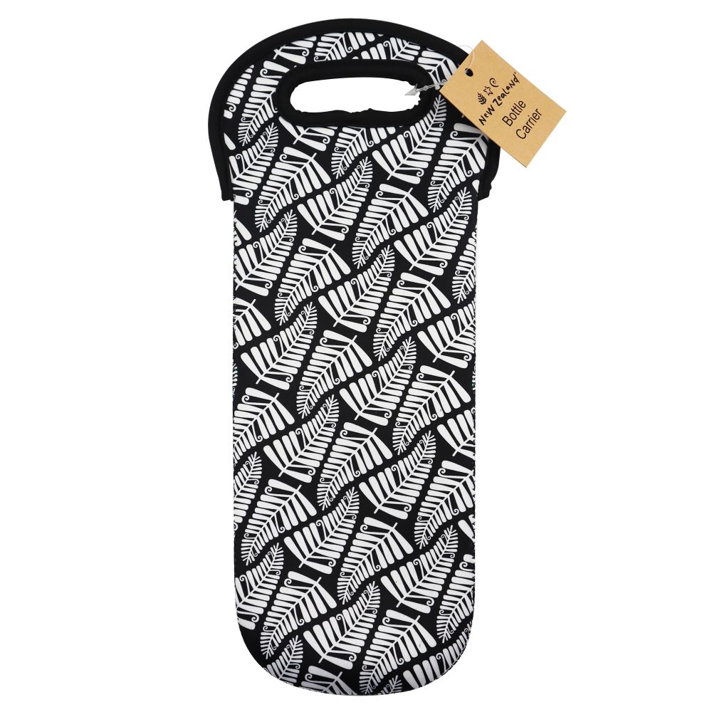 Bottle Holder NZ Fern Neoprene 37cm