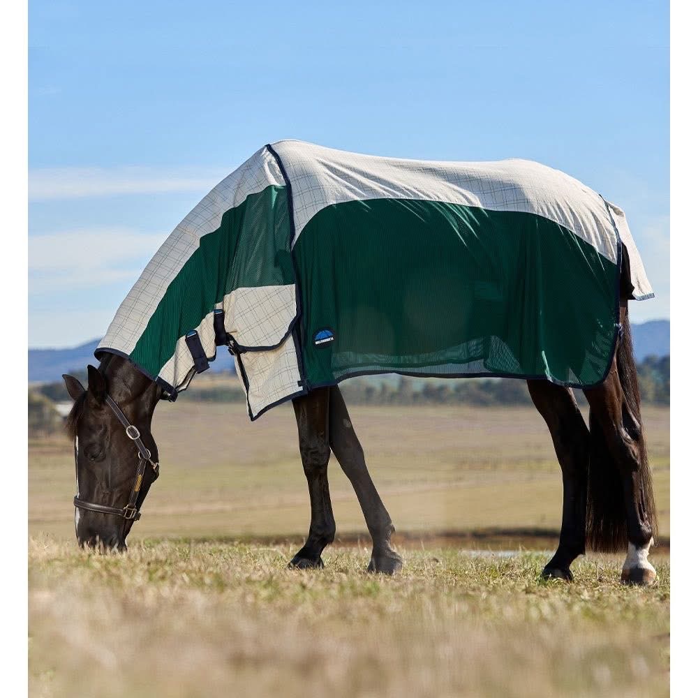 Weatherbeeta Cotton Airstream Combo Beige/Green 5’3