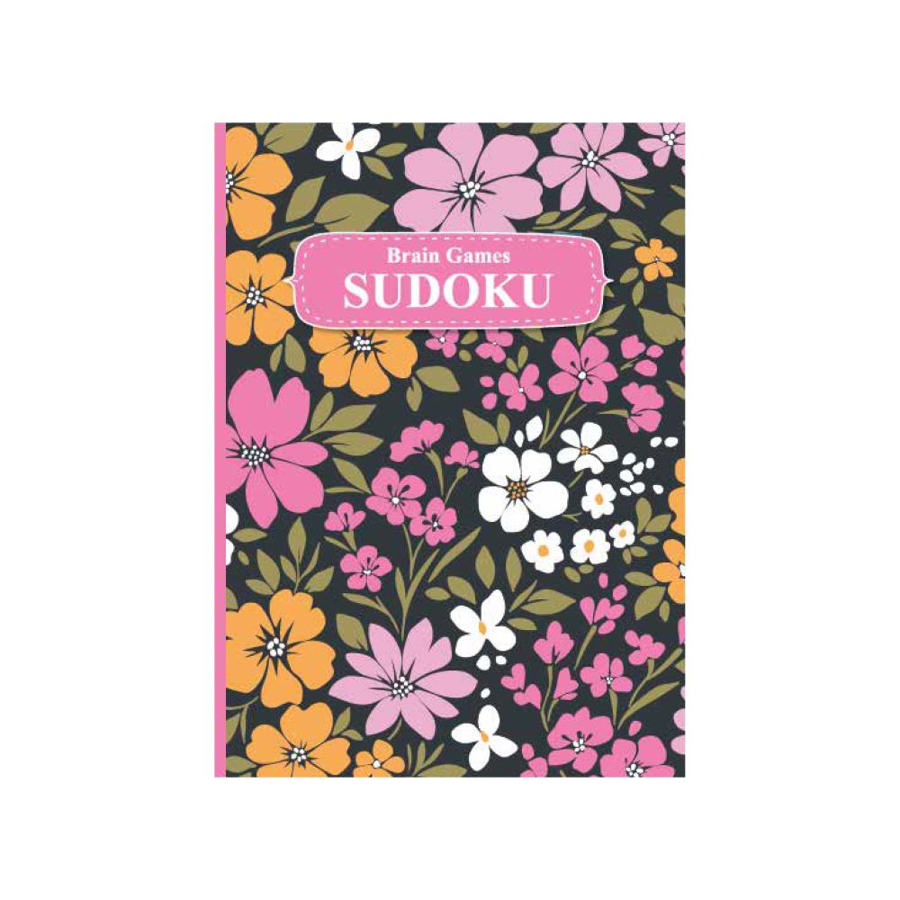 Puzzle Book Sudoku Floral 160pgs 180x128mm