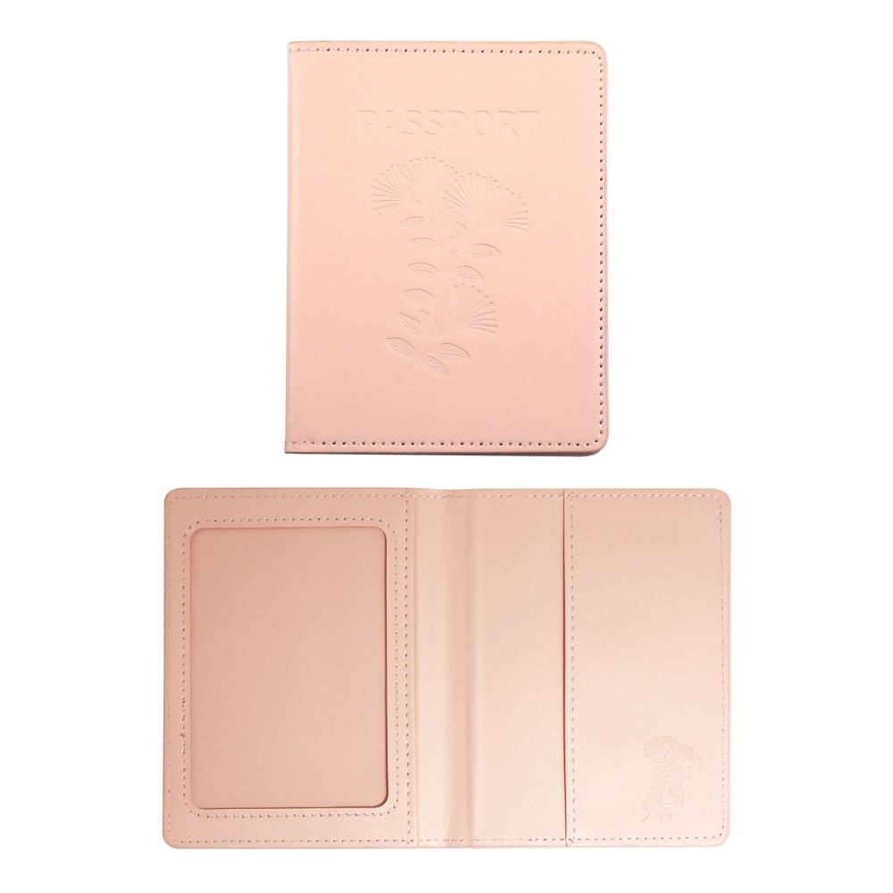 Passport Holder NZ Pohutukawa Pink