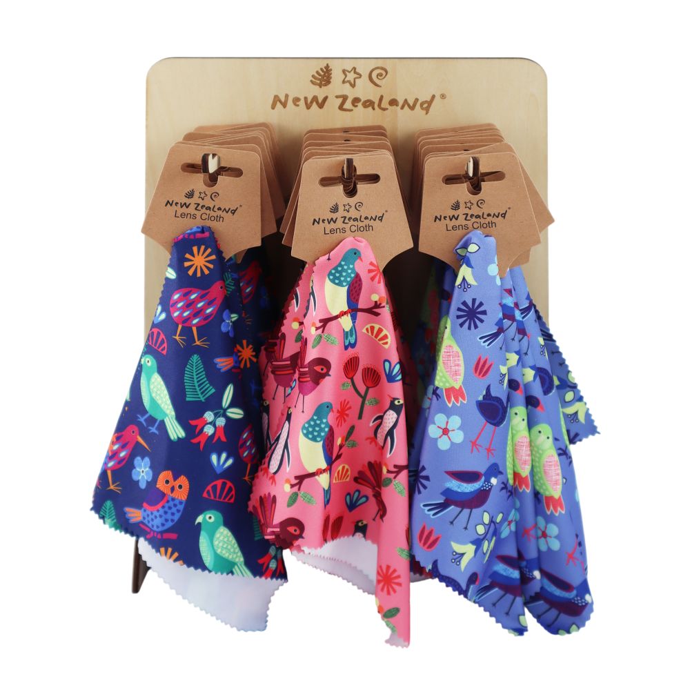Microfibre Lens Cloth NZ 3asst 16cm