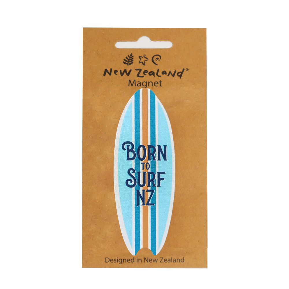 Magnet Wooden NZ Surfboard 10cm